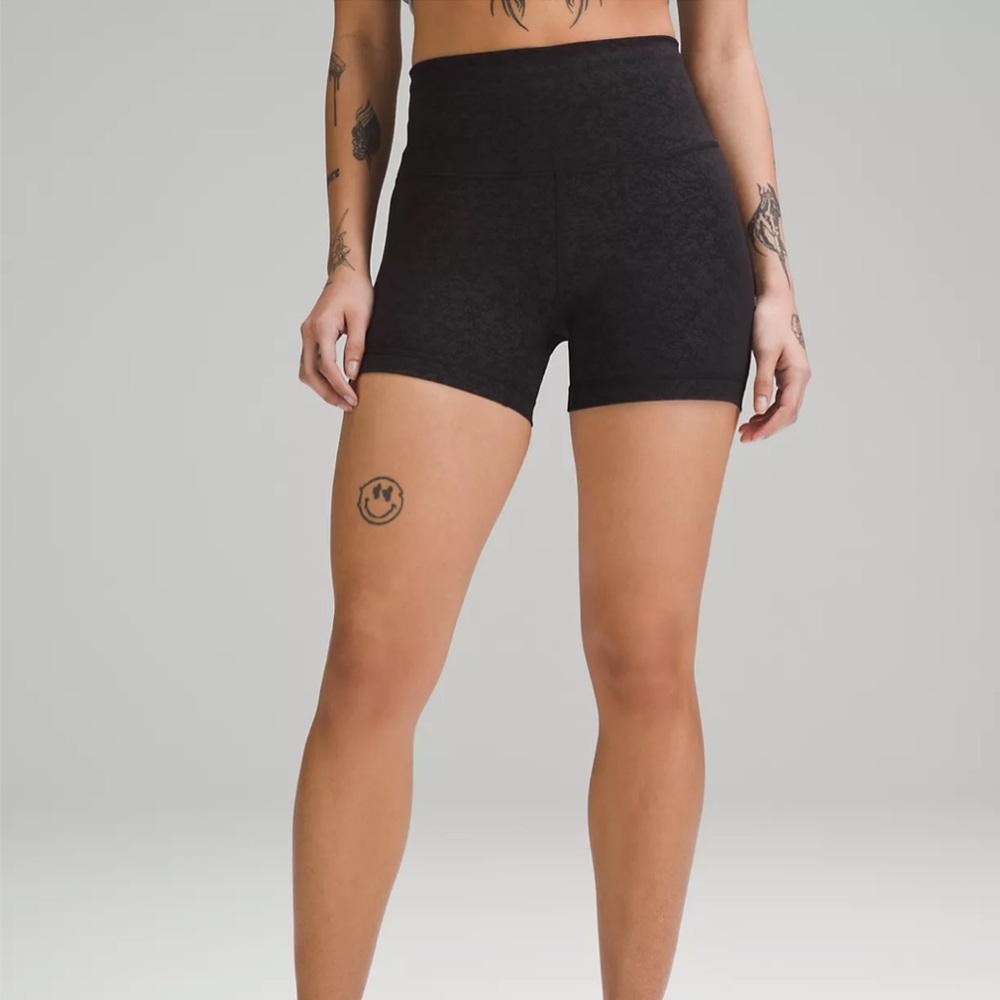 lululemon athletica Black High-Rise Athletic Shorts